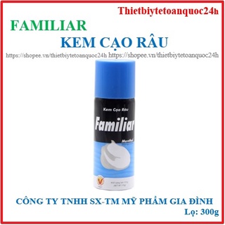 [Chính hãng] Kem (bọt) cạo râu Brut Familiar Menthol 300g