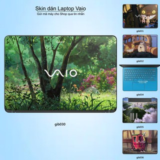 Skin dán Laptop Sony Vaio in hình Ghibli movies (inbox mã máy cho Shop)