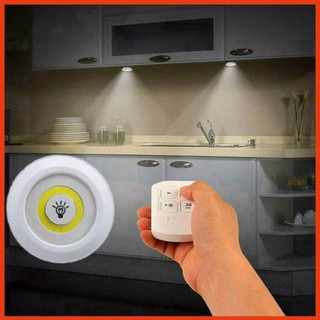 Bộ 3 đèn LED kèm remote điều khiển từ xa, có hẹn giờ trang trí phòng ngủ, hành lang, cầu thang