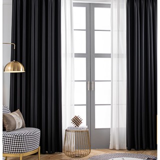 Rèm cửa che nắng một màu ĐEN nhiều kích thước ( giá bán 1 tầm)