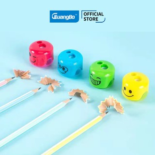 Gọt chì mini 2 lỗ hình mặt cười GuangBo XB35017