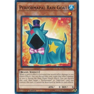 Thẻ bài Yugioh - TCG - Performapal Rain Goat / LEDD-ENC09'