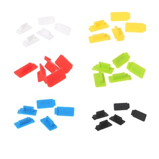 Set 5 nắp đậy cổng sạc USB chống bụi tiện lợi