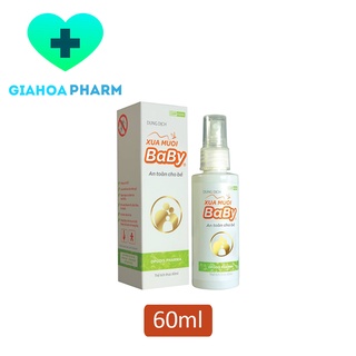 Dung dịch xịt đuổi, chống, ngăn muỗi đốt kéo dài Xua Muỗi Baby, an toàn cho bé (>6 tháng), phụ nữ mang thai (Opodis)