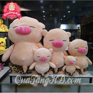 Gấu Nhồi Bông Heo Mặc Quần Chíp Siêu Cute