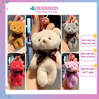 Gấu Bông Mini CAO CẤP, Thú Bông Nhỏ Dễ Thương, Chất Liệu Mềm Mại An Toàn, Thú Bông treo móc chìa khóa