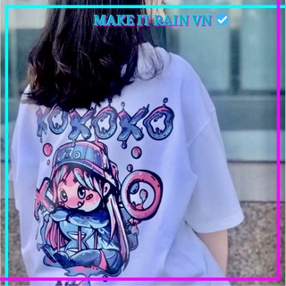 Áo Thun Tay Lỡ Unisex XOXO Make It Rain VN, Áo Phông Nam Nữ Form Rộng, có hình ảnh video thật A47