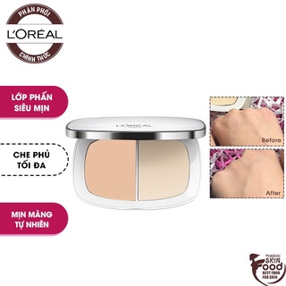 Phấn Nền Dạng Nén L'Oreal True Match Two Way Powder Foundation SPF34+/PA++ 8g