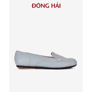 "TẶNG NGAY 30K khi theo dõi gian hàng "Giày lười nữ Đông Hải da bò cáo cấp mũi vuống thanh lịch dễ phối đồ- G5710