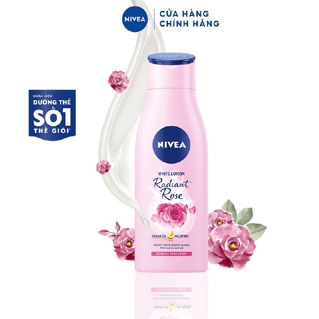 Sữa dưỡng thể dưỡng trắng Nivea Radiant Rose (200ml) - 85706