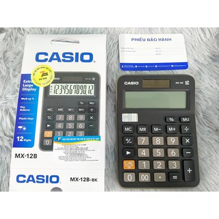 [HỏaTốc] Máy Tính Casio MX12B Chính Hãng (Bảo Hành 7 Năm)