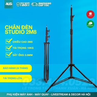 Chân Đèn Studio 2m8 Ống dày 35mm, Chân Đèn Flash Cho Chụp Ảnh, Quay Phim, Chân Đèn Livestream