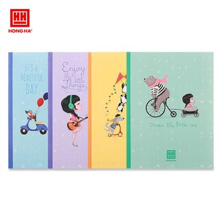 Vở 4 ly ngang Hồng Hà 96 trang Class Dreaming Bear 0424 dành cho học sinh miền Trung - Nam