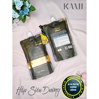 ✅ Kem ủ tóc cao cấp siêu mượt tảo biển Kami Collagen 500ml