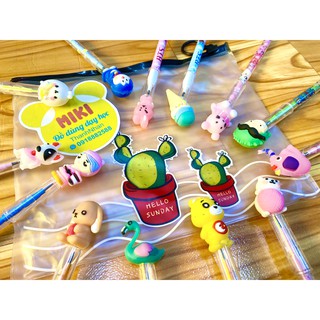 Set chì ngòi khúc hình cute + túi zip (20c/túi), mix mẫu ngẫu nhiên