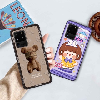 Ốp Samsung S20 Ultra bear brick, gấu đáng yêu, dễ thương