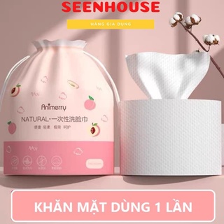 [Mã LIFEHLSALE2 giảm 10% đơn 0Đ] Khăn mặt dùng 1 lần Animerry, khăn mặt khô, giấy đa năng tiện lợi, dễ sử dụng