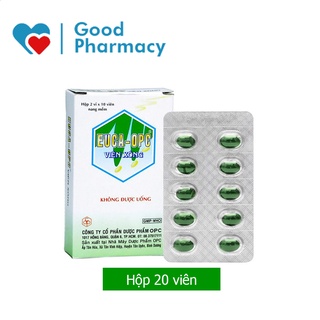 Viên xông Euca - OPC - Viên xông tinh dầu giải cảm, sát trùng mũi họng - Hộp 20 viên