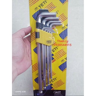 Bộ Lục Giác Vàng Hiệu Yeti Thép Cao Cấp