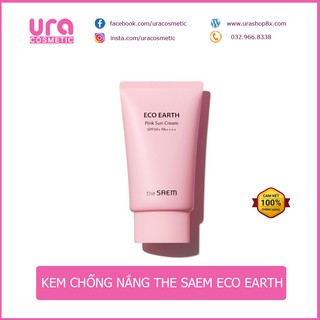 Kem chống nắng nâng tone da The Saem Eco Earth Power