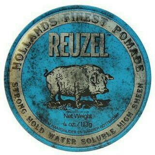 Sáp Vuốt Tóc Reuzel Blu Strong Hold Water Soluble High Sheen 113g