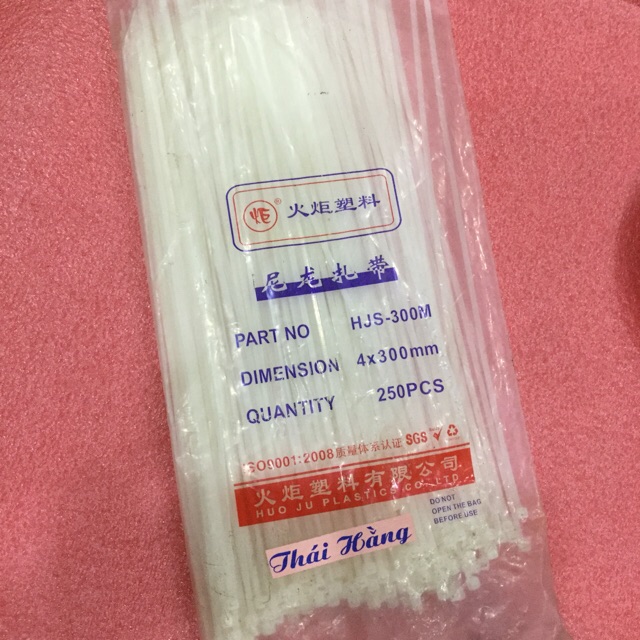 Dây thít 4x300mm/250 chiếc