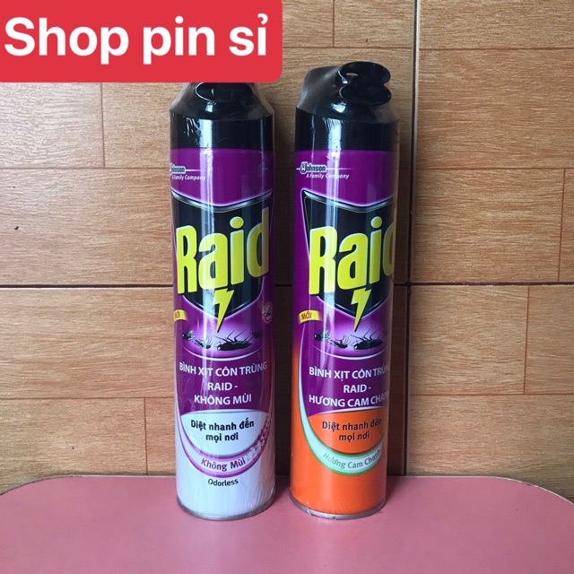 Bình xịt côn trùng RAID 600ml