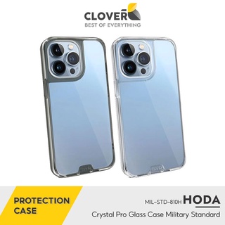 Ốp Lưng Trong Suốt Hoda Crystal Pro Viền Tpu Mền Chống Sốc Lưng Kính Cường Lực Chống Trầy Không Ố Vàng Cho 13 Pro Max