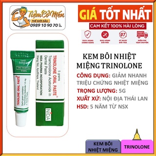 [Hiệu Quả 100%] Kem Bôi Nhiệt Miệng Trinolone Oral Paste - NIDA 5g Thái Lan - Được Người Thái tin dùng