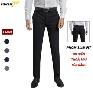 Quần Tây Nam cao cấp Kwin 4 màu sang trọng, mềm mại thoáng khí - KTR01709