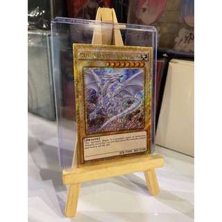[ Dưa Hấu Yugioh ] Lá bài thẻ bài Blue Eyes White Dragon – Gold Secret Rare - Tặng bọc bài nhựa bảo quản