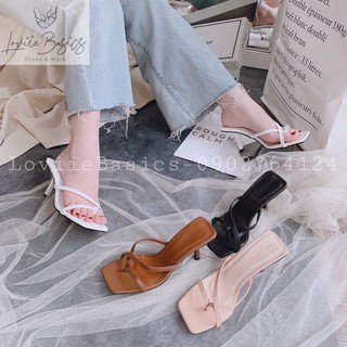 DÉP CAO GÓT LOVIIEBASICS - GUỐC NỮ GÓT NHỌN THỜI TRANG 9 PHÂN KẸP NGÓN D200780