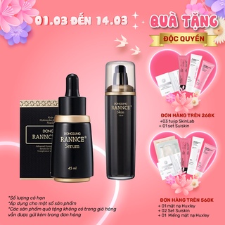 Bộ Đôi Hỗ Trợ Cải Thiện Sắc Tố Da Nám Tàn Nhang Mờ Thâm Dongsung Rannce Skin + Rannce Serum