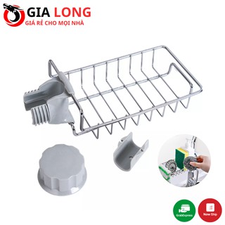 Kệ Để Đồ Rửa Chén Cạnh Vòi Rửa Chất Liệu Inox 304 Chắc Chắn