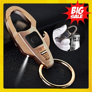 Móc Treo Chìa Khóa Ô tô Xe Máy Jobon ZB-6607 Đa Năng Có Đèn Led Kiêm Khui Bia Tiện Lợi