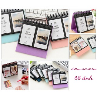 Sỉ 10 cuốn album lò xo để bàn đựng 68 ảnh 6x9