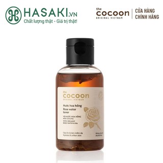 Nước Cân Bằng Da Cocoon Chiết Xuất Hoa Hồng Rose Water Toner with Organic Rose Water &amp; HA 140ml