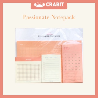Passionate Notepack - Tập 4 loại giấy note - 120 Tờ