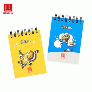 Sổ lò xo ngang 200 trang A7 Hồng Hà Oringa 4165