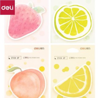 Giấy nhớ hình dáng hoa quả Deli 21538 [Deli]