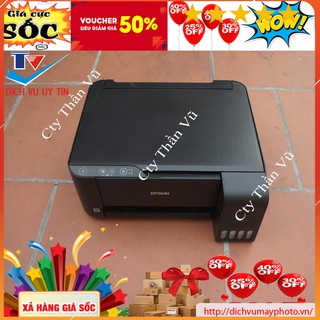 [Mã 154ELSALE2 giảm 7% đơn 300K] Máy in phun màu cũ Epson L3110 đa chức năng dòng mới máy đẹp like new có bảo hành