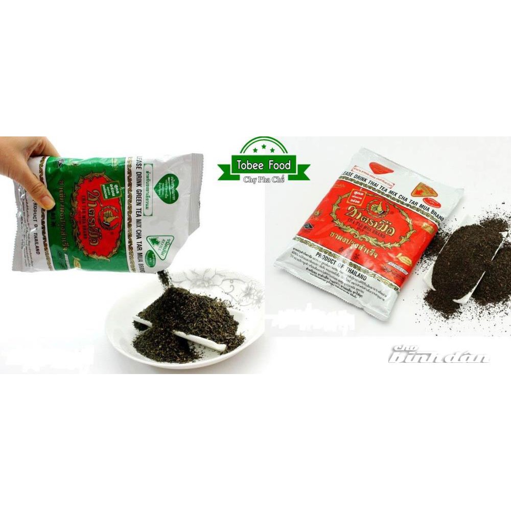 Trà thái xanh, trà thái đỏ