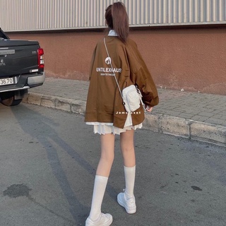 Áo Sweater Ulzzang Basic Nữ Chất Liệu Da Cá Mềm Mịn JEMCLOSET Until In Hình Trước Ngực Màu Sắc Trẻ Trung Năng Động- 1872