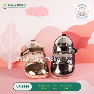 Giày tập đi chuẩn y khoa đế cao su non bé gái siêu mềm nhẹ chống trơn trượt Diva lấp lánh 5464 Uala Rogo
