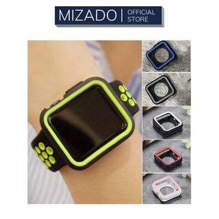 Ốp nhựa silicone cho Apple Watch đồng hồ thông minh Series 1/2/3/4/5/6/SE size 38/40/42/44mm