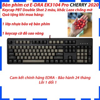 [Mã 33ELSALE hoàn 7% xu đơn 300k] Bàn phím cơ E-DRA EK3104 PRO CHERRY Switch - Bảo hành 2 năm
