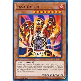 Thẻ bài Yugioh - TCG - Lava Golem / SDSH-EN013'