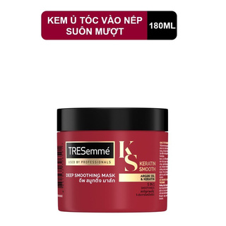 Kem ủ TRESemmé Keratin Smooth Tinh Dầu Argan Vào nếp suôn mượt 180ML