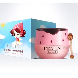 ⚡️FREESHIP ⚡️  PIL'ATEN Lip Mask - Mặt nạ Dưỡng Ẩm Môi Dâu Mật Ong⚡️TẶNG KÈM 1 CỌ LẤY MẬT