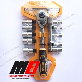 HKTS12122 Bộ đầu tuýp tự động 12 chi tiết 1/2" INGCO
